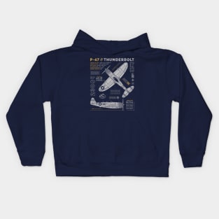 P-47 Thunderbolt Kids Hoodie